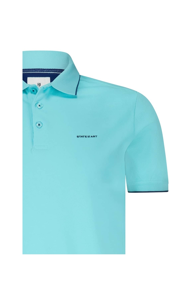 PIQUE POLO MET STREEPDETAILS 46115400 5200